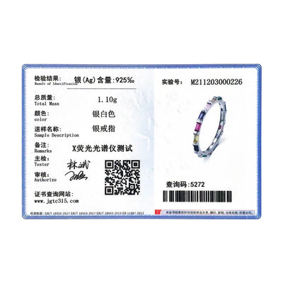 Modian 12 Style Authentic 925 Sterling Silver Rainbow Colorful Fashion Stackable Finger Ring For Women Grils Statement Jewelry