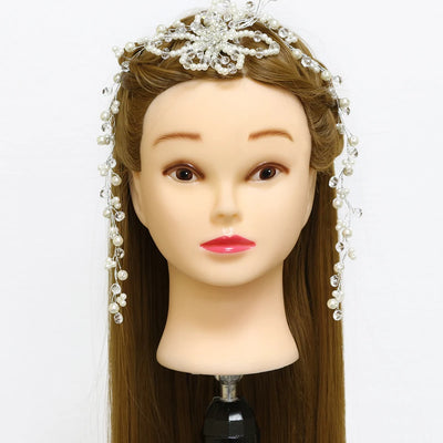 NEVERLAND 30'' 75cm long thick hairs practice Training Head Hairdressing Styling Synthesis Training Mannequin Doll Head