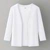 Women Spring Summer Cardigan Half Sleeve Office Lady Basic Tops Solid Color Cotton Woman's Clothings Outerwear women Blause