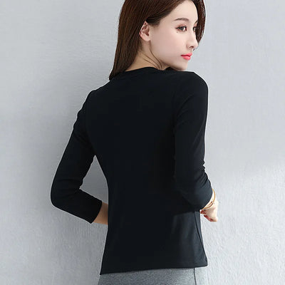 Women Spring Summer Cardigan Half Sleeve Office Lady Basic Tops Solid Color Cotton Woman's Clothings Outerwear women Blause