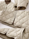 Quilted Women's Jacket 2023 Autumn Winter New Stand Collar Women's Coat Korean Fashion Long Sleeve Tops Jacket Female Clothing